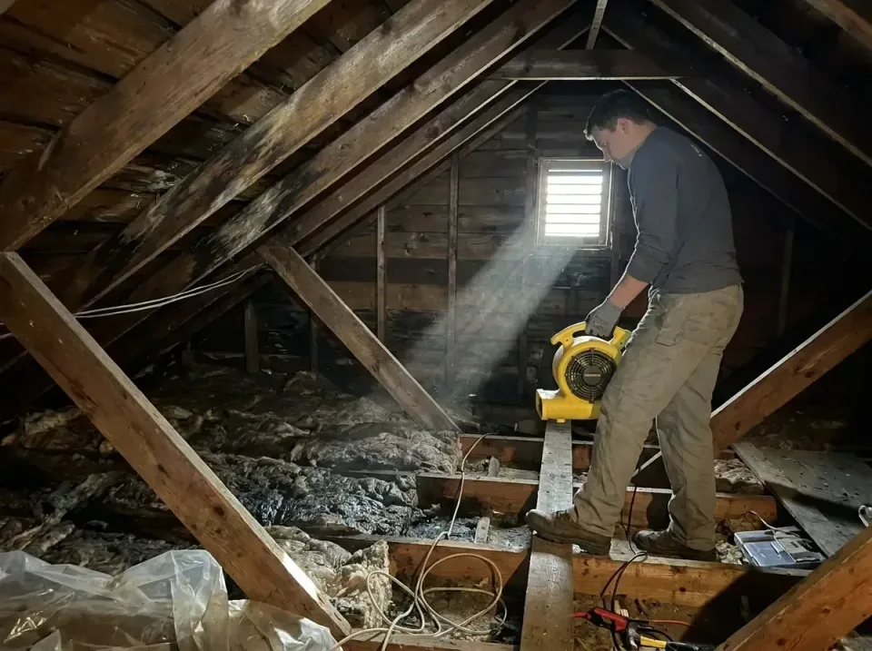 attic-water-damage-drying-proc-007 — frequently asked questions, Emergency Water Extraction & 24/7 Flood Response in East Vi…